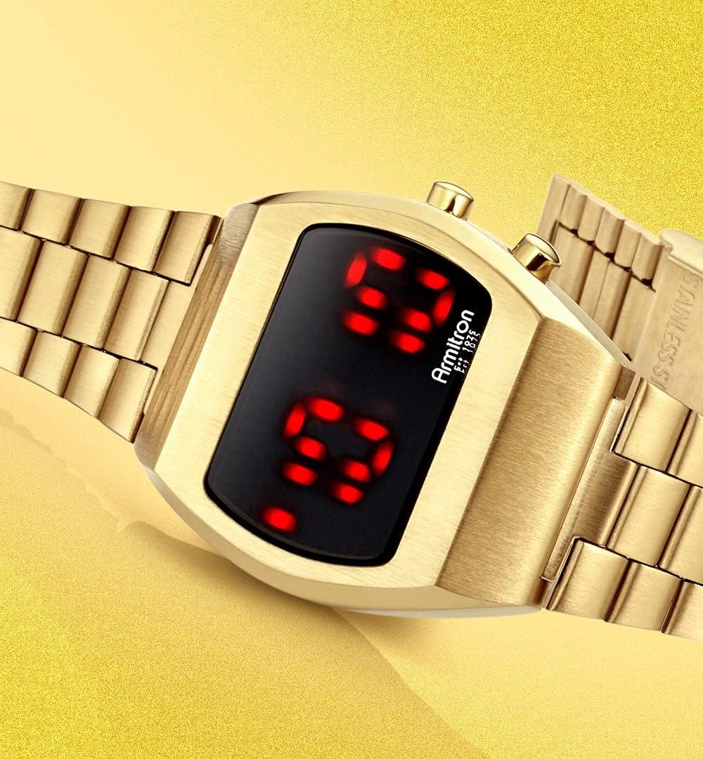 Sport Retro Men's Digital Bracelet Watch, 40/8475 - Image 4