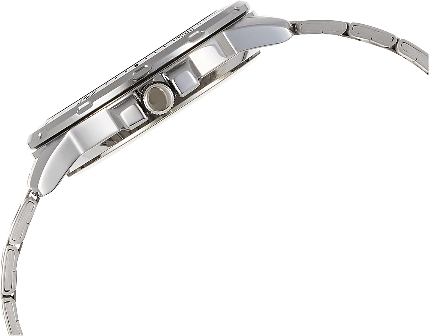 Men's Diver Style Stainless Steel Watch - Image 3