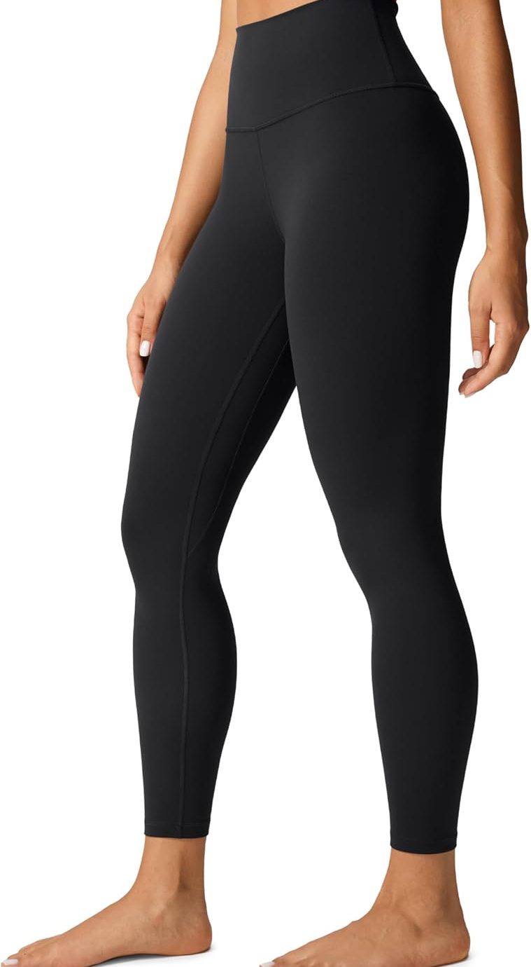 Womens Butterlift High Waisted Workout Leggings 25" - Pilates Gym Athletic Yoga Pants Buttery Soft