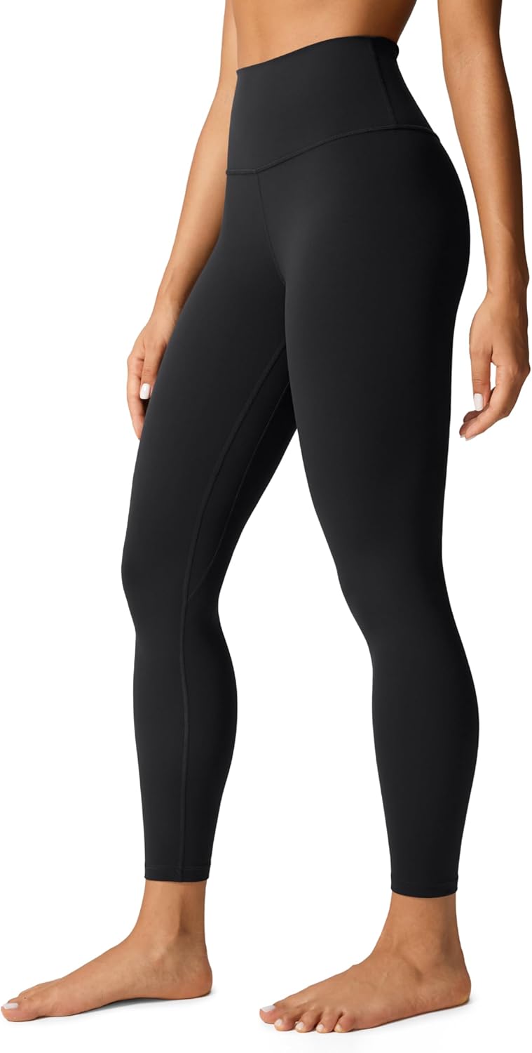 Womens Butterlift High Waisted Workout Leggings 25" - Pilates Gym Athletic Yoga Pants Buttery Soft