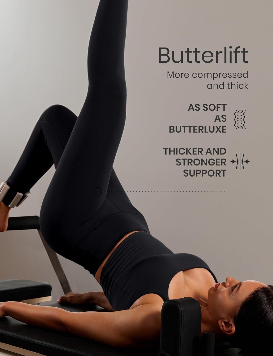 Womens Butterlift High Waisted Workout Leggings 25" - Pilates Gym Athletic Yoga Pants Buttery Soft - Image 4