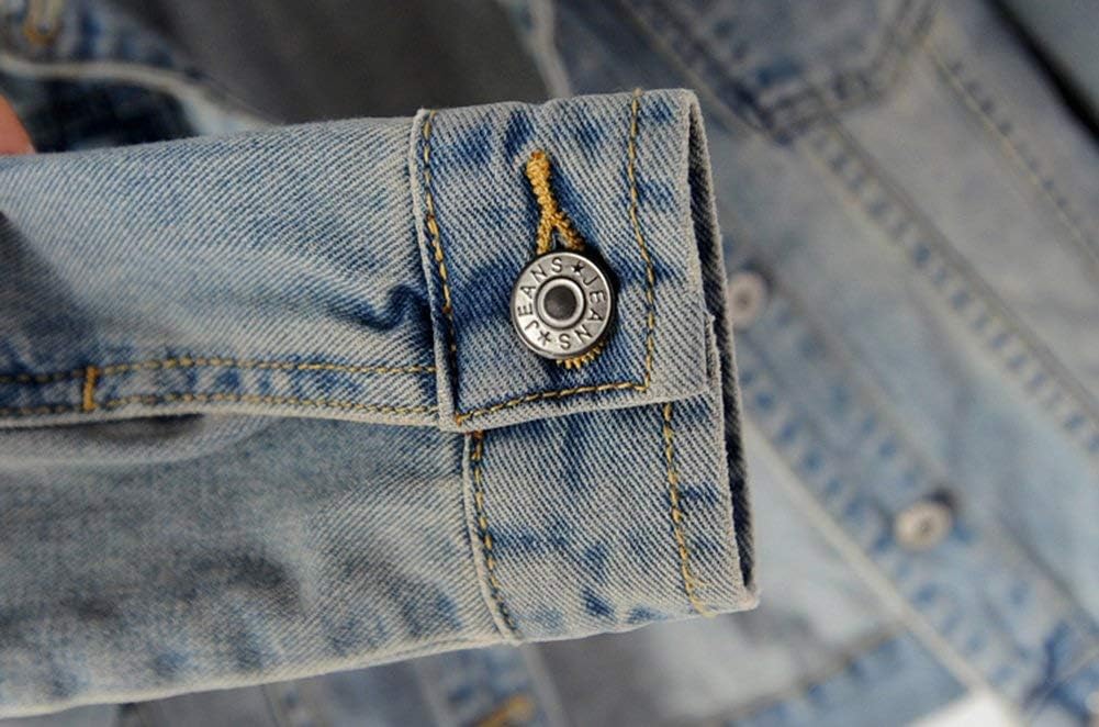 Women's Casual Detachable Hoodie Denim Jacket - Image 6
